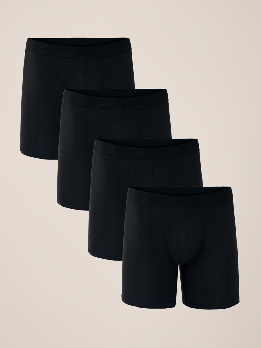 ‼️NWT: Pact Organic 4 Pack Black Boxer Brief - L